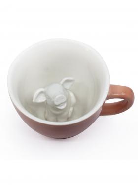 Пинкл (Pinkl) | Кружка с поросенком | Creature Cups Pig